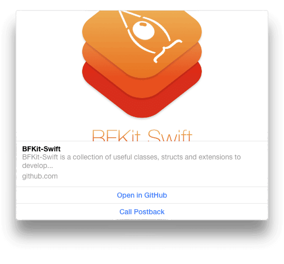 Fabrizio Brancati - SwiftyBot - Facebook Messenger Element