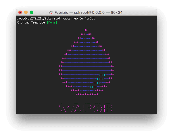 Fabrizio Brancati - SwiftyBot Vapor New Terminal
